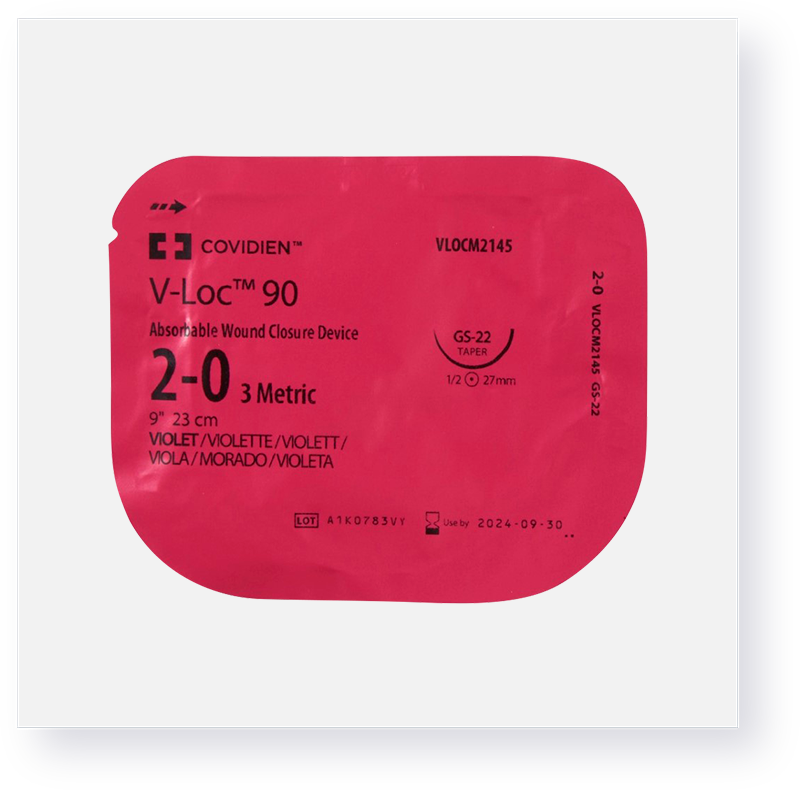 Sutura barbada V-LOC 2-0 Covidien